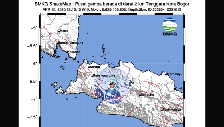 Gempa Bogor Guncang Tengah Malam, 17 Bangunan Rusak Termasuk Sekolah